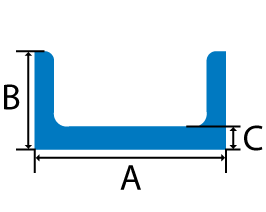Aluminum Association Aluminum Channel cross section