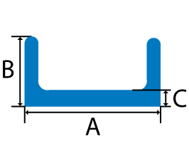 Mild Steel Channel cross section