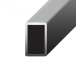 145 cm rectangle-tube 100x50 Acier Inoxydable k240 tourbillons