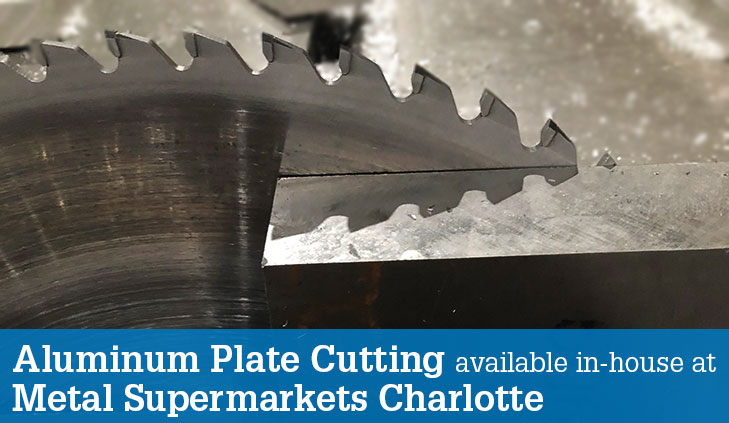 Metal Supermarkets Charlotte Aluminum Plate Saw Cutting