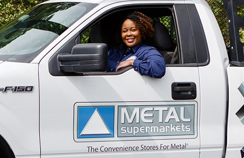Metal Supermarkets Deliver Driver