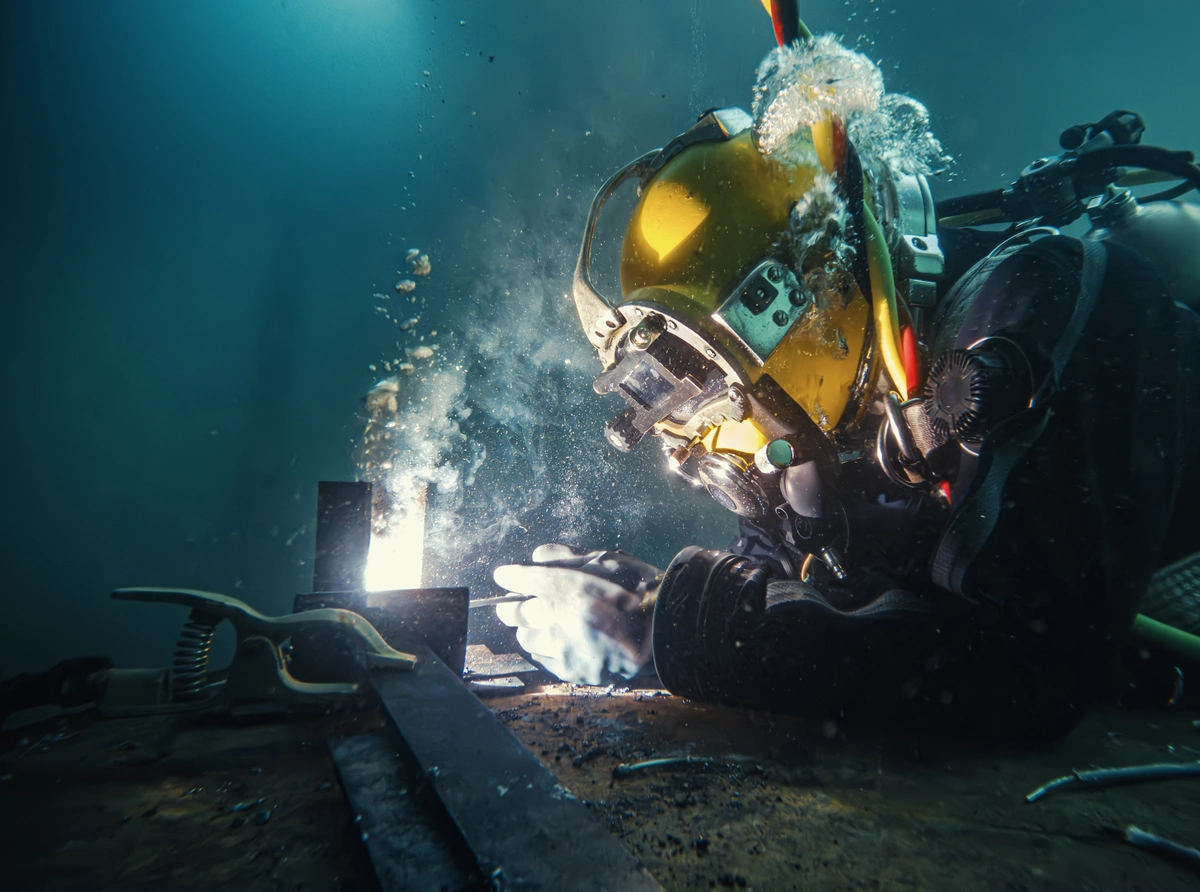 underwater-welder-welding-metal-pipes